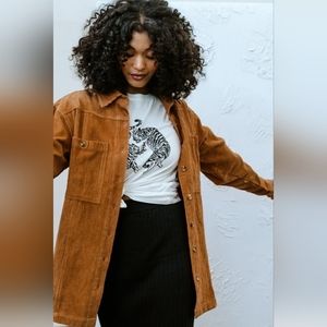 ABLE Clothing NWT Joan Shacket Burnt Sienna XL